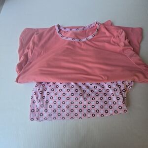 Lands' End Pink Floral Sleepwear